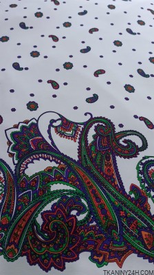 WZÓR TURECKI BORDER BIAŁY